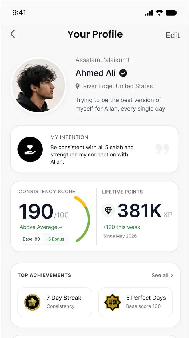 User Profile app screenshot